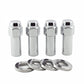 McGard Hex Lug Nut (X-Long Shank - 1.365in.) 7/16-20 / 13/16 Hex / 2.27in. Length (4-Pack) - Chrome