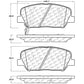 StopTech 11-15 Kia Optima Street Street Touring Front Brake Pads