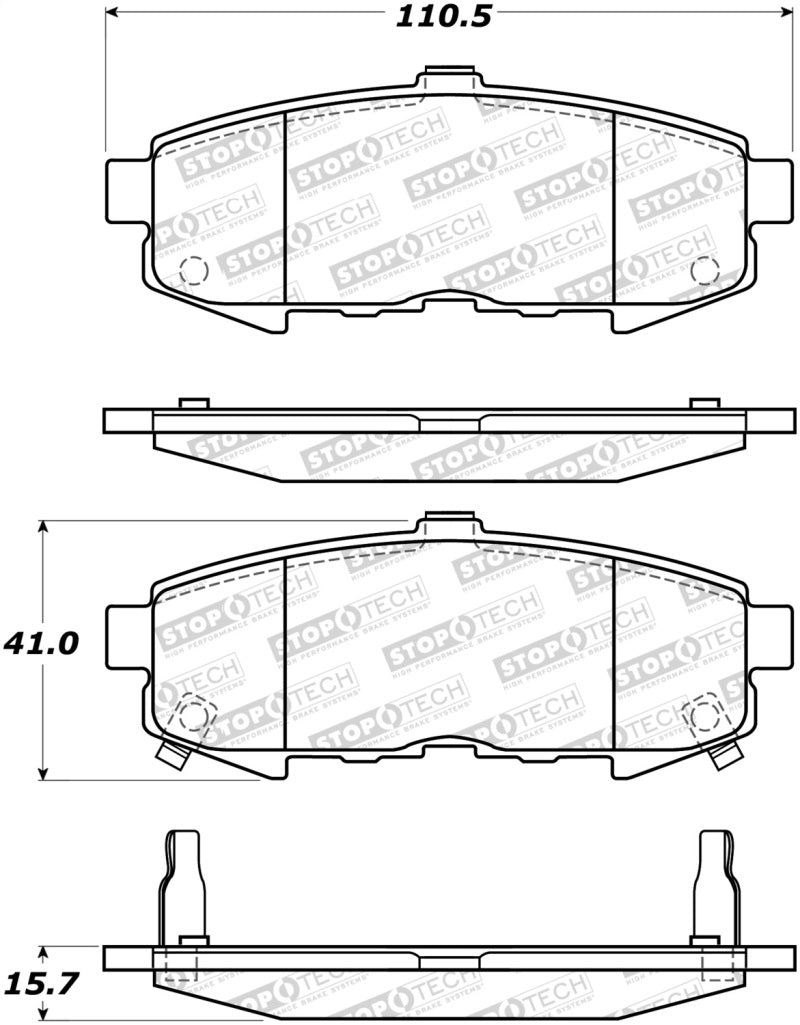 StopTech Street Brake Pads