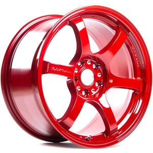 Gram Lights 57DR 18x9.5 +38 5-114.3 Milano Red Wheel (Min Order Qty 20)