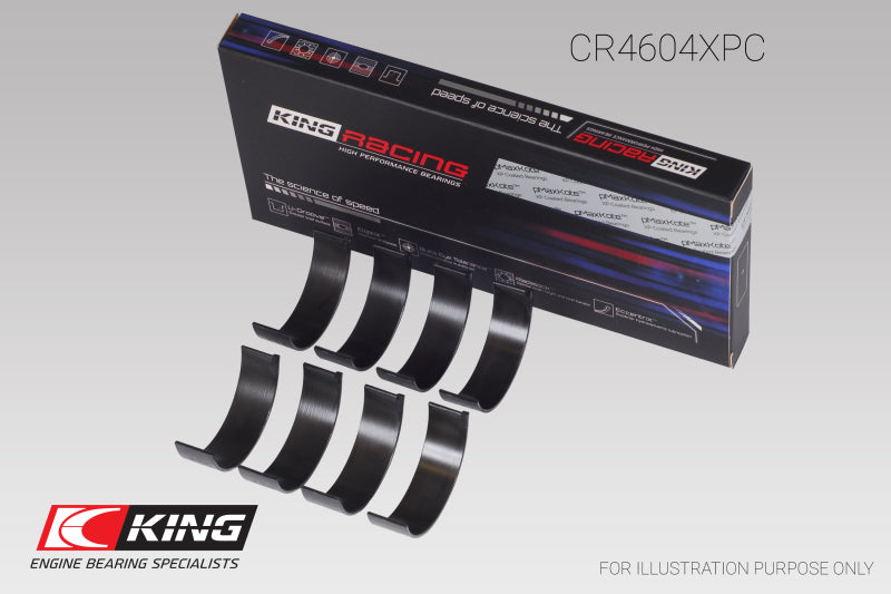 King Ford 2.3L Duratec Mazda L3-VDT MZR Turbo (Size 0.05) pMaxLote Connecting Rod Bearing Set