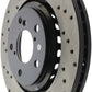 StopTech Sport Cross Drilled Brake Rotor - Front Left