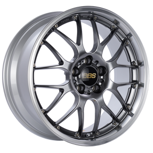 BBS RS-GT 18x8.5 5x120 ET38 CB72.5 Diamond Black Center Diamond Cut Lip Wheel