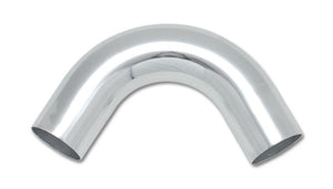 Vibrant 3in O.D. Universal Aluminum Tubing (120 degree Bend) - Polished