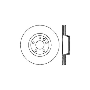 Centric Premium 03-18 Porsche Cayenne Front Right CRYO-STOP Rotor