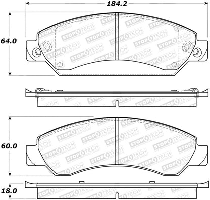 StopTech Street Brake Pads