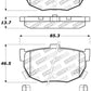 StopTech Street Touring Hyundai Elantra/Tiburon / Kia Spectra Rear Brake Pads