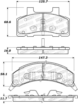 StopTech Street Brake Pads