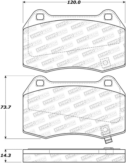 StopTech Street Brake Pads