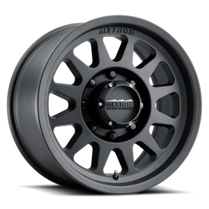 Method MR704 HD 17x9 18mm Offset 8x180 130.81mm CB Matte Black Wheel