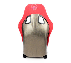 NRG FRP Bucket Seat ULTRA Edition - Medium (Red Alcantara/Pearlized Back)