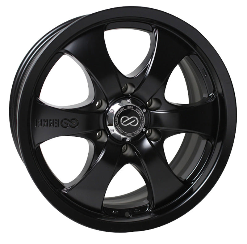 Enkei M6 Universal Truck & SUV 20x9 20mm Offset 6x139.7 Bolt Pattern 108.5mm Bore Black Wheel