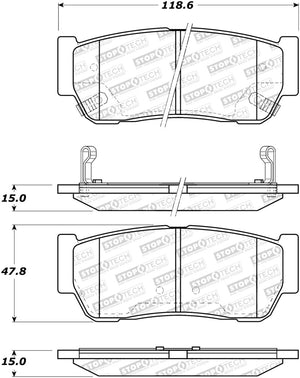 StopTech Street Brake Pads