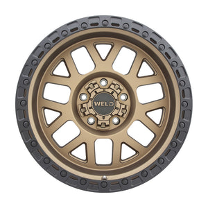 Weld Off-Road W115 17X8.5 Cinch 5X100 5X114.3 ET38 BS6.25 Satin Bronze / Satin Black 72.56