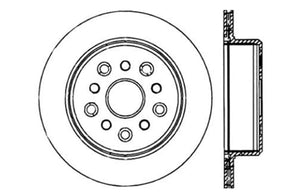 StopTech 5/93-98 Toyota Supra Right Rear Slotted & Drilled Rotor