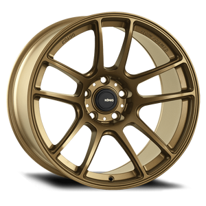 Konig Heliogram 17X8.5 5X114.3 ET38 Matte Bronze Knurled Bead Flow Formed