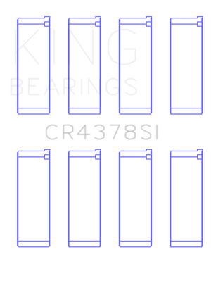 King Engine Bearings Hyundai G4Hc/G4Hg Epsilon/(Size +0.50mm) Connecting Rod Bearing Set