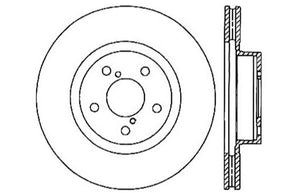 StopTech 05-10 Subaru Legacy / 10 Outback Drilled Left Front Rotor