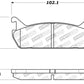 StopTech Performance 90-93 Mazda Miata Rear Brake Pads D525