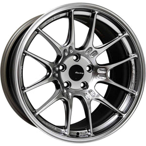 Enkei GTC02 18x8.5 5x100 35mm Offset 75mm Bore Hyper Silver Wheel