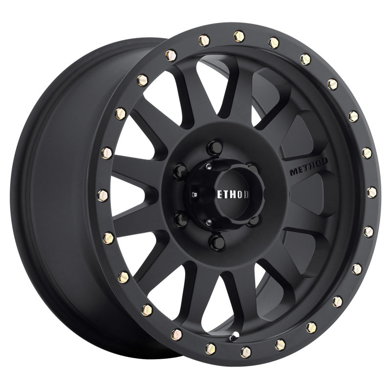 Method MR304 Double Standard 15x10 -50mm Offset 6x5.5 108mm CB Matte Black Wheel