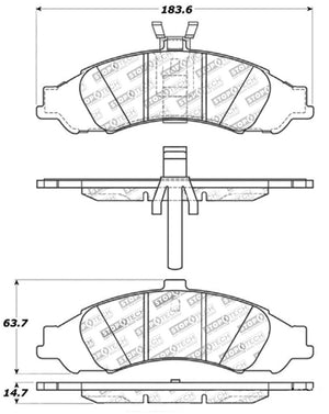 StopTech Performance Brake Pads