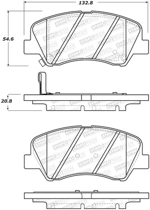 StopTech Street Brake Pads - Rear