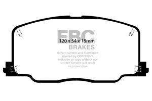 EBC 90-91 Lexus ES250 2.5 Greenstuff Front Brake Pads