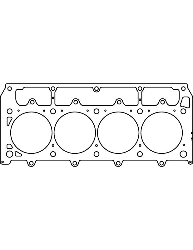 Cometic GM LSX Gen-4 Small Block V8 .054in MLX Cylinder Head Gasket - 4.200in Bore - RHS