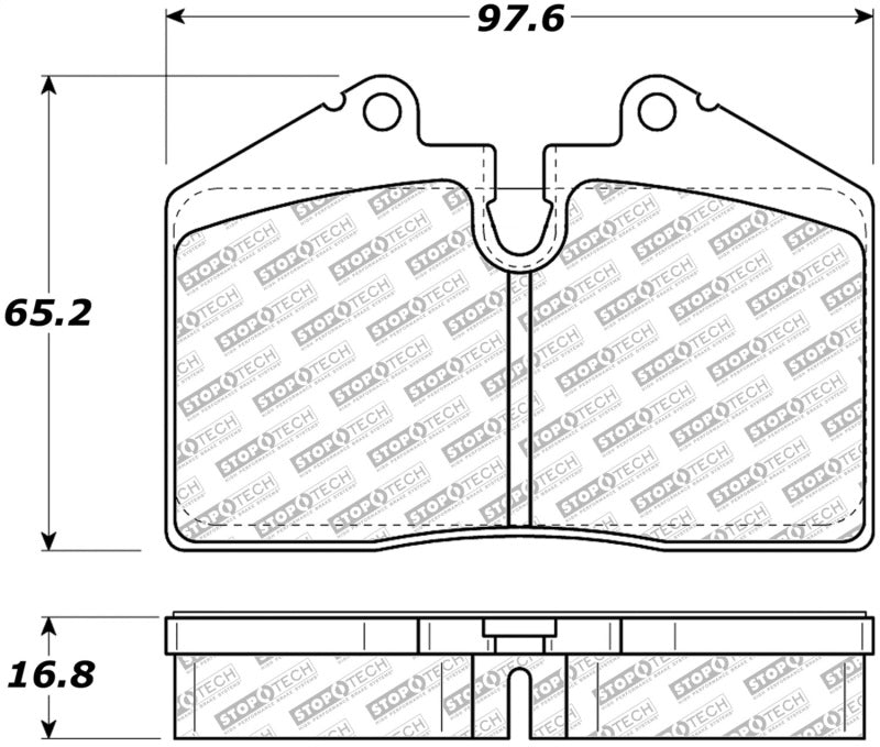 StopTech Street Select Brake Pads - Front/Rear