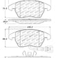 StopTech Performance 06-10 Audi A3 / 08-10 Audi TT / 06-09 VW GTI / 05-10 Jetta Front Brake Pads