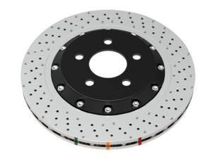 DBA 15-18 BMW M3 (w/Iron Rotors) Front 5000 Series Cross Drilled Rotor w/Silver Hat