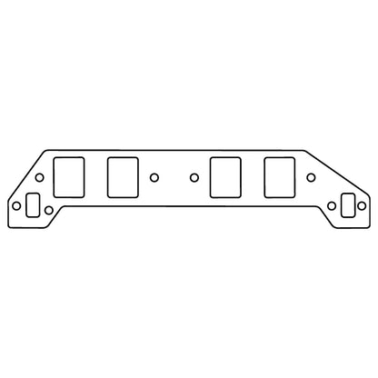 Cometic  GM Gen-V/VI BB V8 .125in Fiber Intake Mani Gskt Set-2.460in x 1.860in Rect. Ports