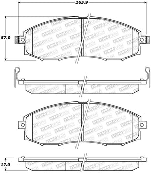 StopTech Street Brake Pads