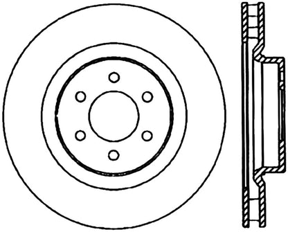 StopTech Power Slot 92-02 Dodge Viper Front Right Cryo Slotted Rotor