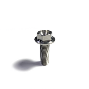 Ticon Industries Titanium Bolt Flanged M12x20x1.25TP 17mm 6pt Head