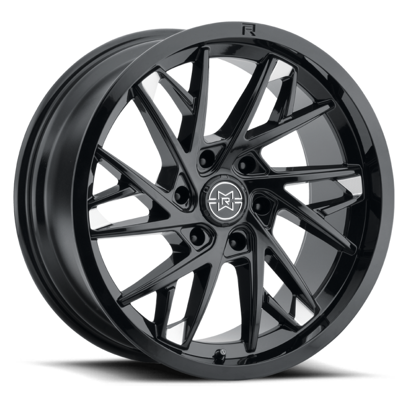 Method Raised MR801 20x9 / 6x135 BP / -12mm Offset / 87mm Bore - Gloss Black Milled Wheel