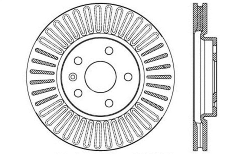 StopTech Drilled Sport Brake Rotor