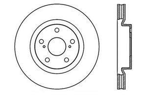 StopTech 07-09 Lexus ES 250/ES 300/ ES330/ES350 SportStop Slotted & Drilled Left Front Rotor