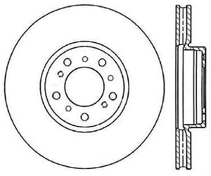 StopTech Power Slot BMW (E46) Front Left Cryo Slotted Rotor