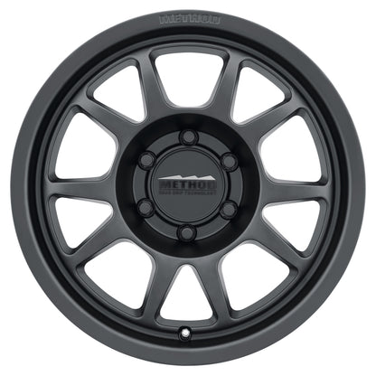 Method MR702 17x8.5 0mm Offset 6x5.5 106.25mm CB Matte Black Wheel