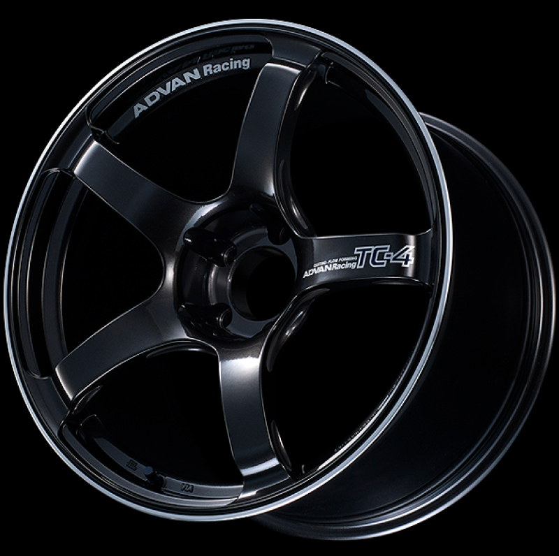 Advan TC4 18x11 +30 5-114.3 Racing Black Gunmetallic & Ring