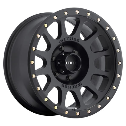 Method MR305 NV 20x9 +18mm Offset 6x135 94mm CB Matte Black Wheel