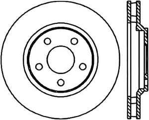 StopTech Power Slot 98-02 Pontiac Firebird/Trans Am / Chevy Camaro Front Left Slotted CRYO Rotor