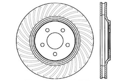 StopTech Slotted & Drilled Sport Brake Rotor