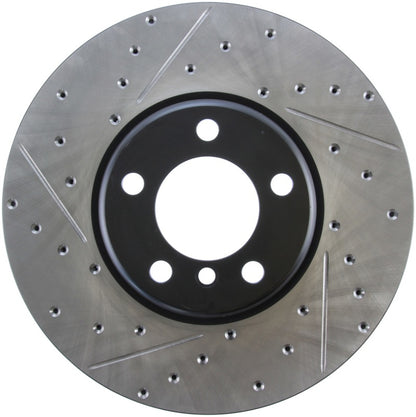 StopTech BMW 12-15 335i / 2014 428i / 2015 235i/228i Front Right Slotted & Drilled Sport Brake Rotor