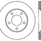 StopTech 05-10 Ford Mustang V6/4.0L / GT V8/4.6L Cross Drilled Right Rear Rotor