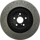 StopTech 13-18 Lexus GS350 Slotted & Drilled Front Right Rotor