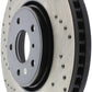 StopTech 11/05+ Infinity FX 35/45 SportStop Drilled Front Right Rotor