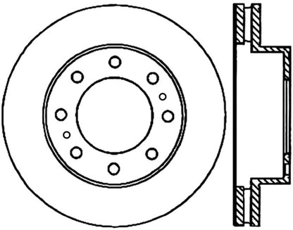 StopTech 01-09 Chevrolet Silverado 2500HD 3500 Front Right Slotted & Drilled Cryo Rotor